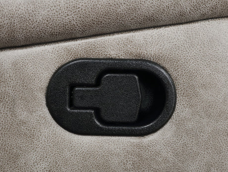 Greer Upholstered Motion Reclining Sofa Taupe - sold by Home Elegance USA