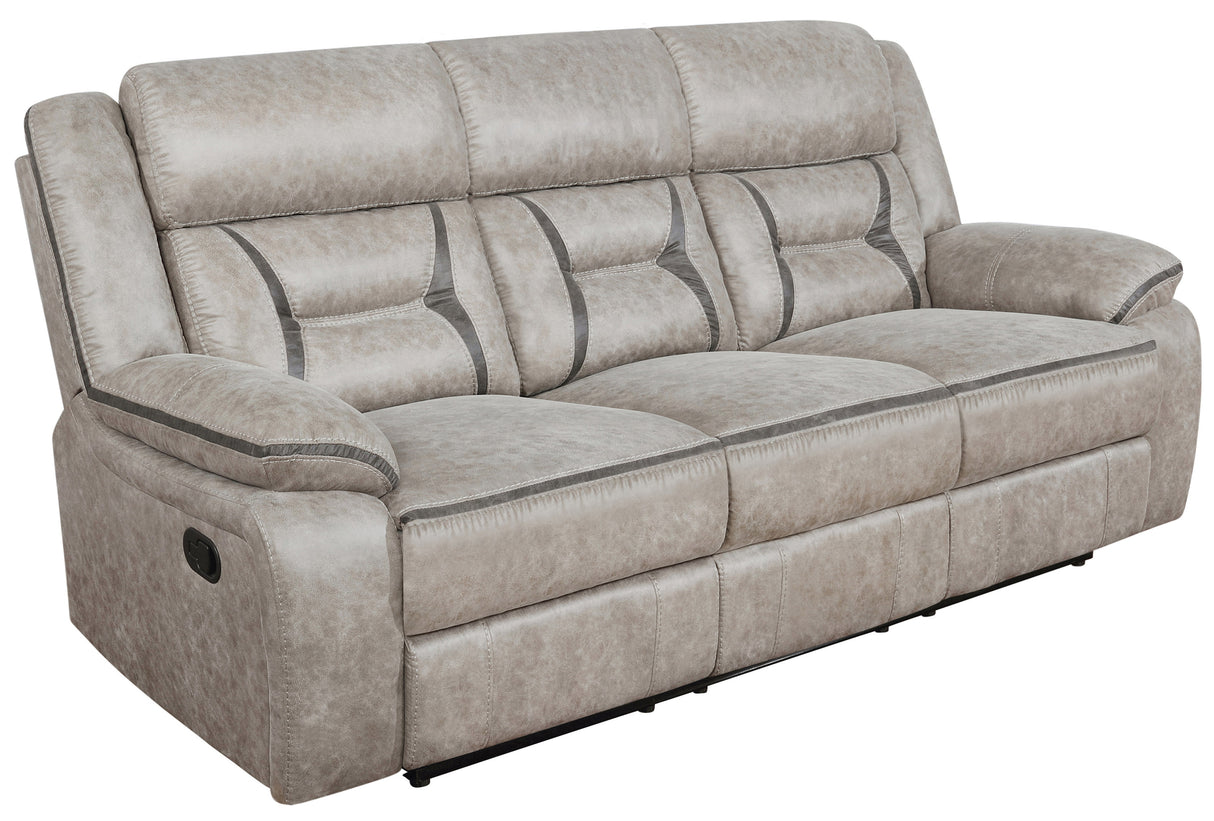 Motion Sofa - Greer Upholstered Tufted Back Motion Sofa