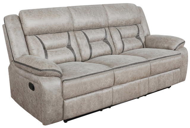 Motion Sofa - Greer Upholstered Tufted Back Motion Sofa