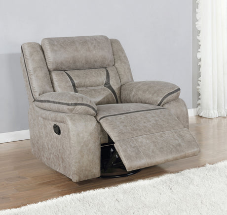 Swivel Glider Recliner - Greer Upholstered Tufted Back Glider Recliner