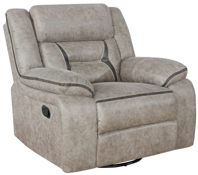 Swivel Glider Recliner - Greer Upholstered Tufted Back Glider Recliner