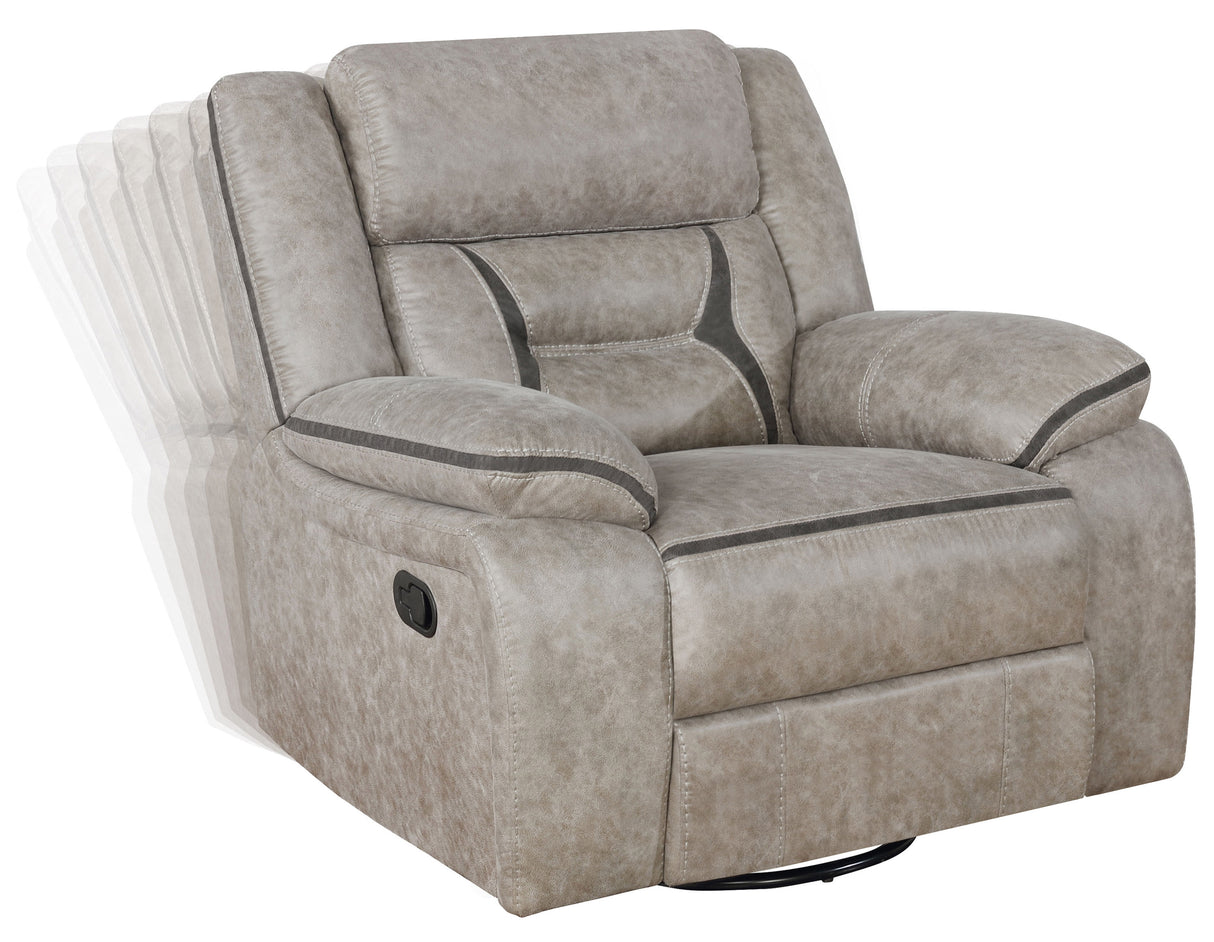 Swivel Glider Recliner - Greer Upholstered Tufted Back Glider Recliner