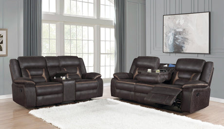 Greer Upholstered Tufted Living Room Set - 651354 - S2 - image - 2