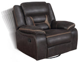 Swivel Glider Recliner - Greer Upholstered Tufted Back Glider Recliner