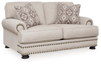 Ashley Linen Merrimore Loveseat - Chenille - 6550435 - Home Elegance USA - 1