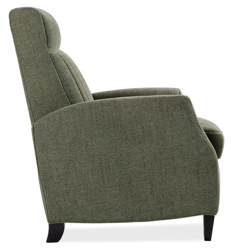 Denver Push Back Recliner - Dark Green by Hooker Furniture - View 6