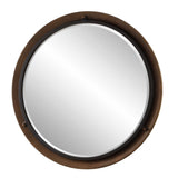 Porthole Round Mirror Bronze - Black by Uttermost - View 4