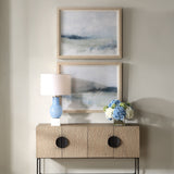 Breezy Vista Vista Framed Prints (Set of 2) - Light Blue by Uttermost - View 2
