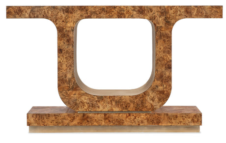 Melange Burlesque Console Table - Light Brown by Hooker Furniture - View 5
