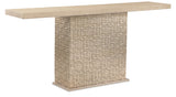 Geometry Console Table Polished Limestone - Beige / Gold by Hooker Furniture - View 1