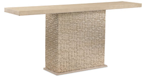 Geometry Console Table Polished Limestone - Beige / Gold by Hooker Furniture - View 1