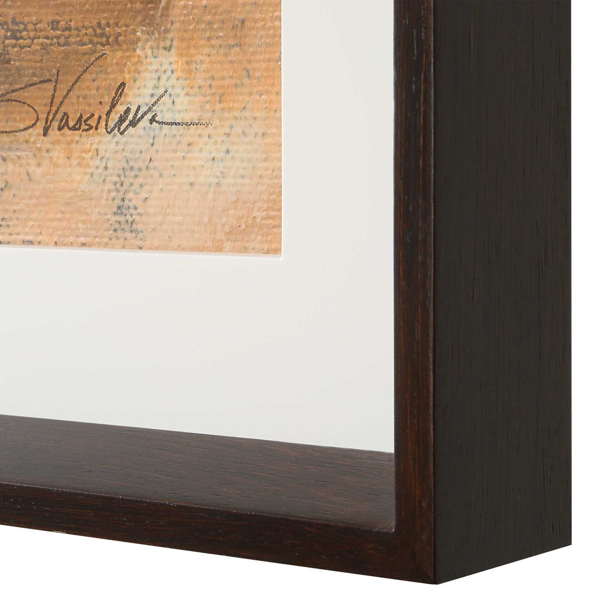 Cinnamon Shore Framed Prints (Set of 2) - Dark Brown by Uttermost - View 6