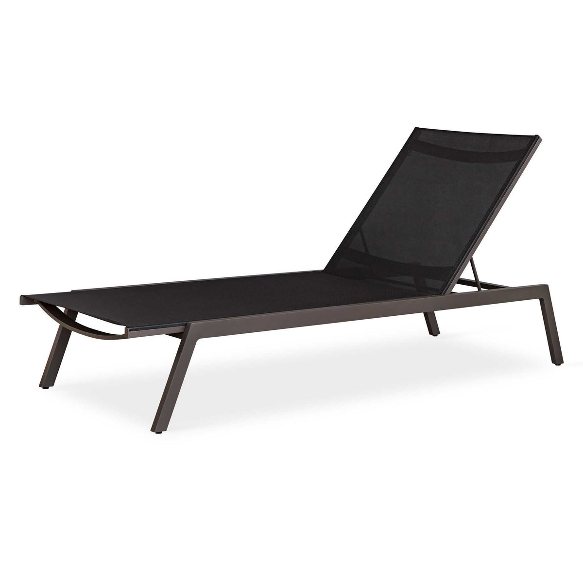 Bea Outdoor Pool Chaise - Black by Uttermost - View 1