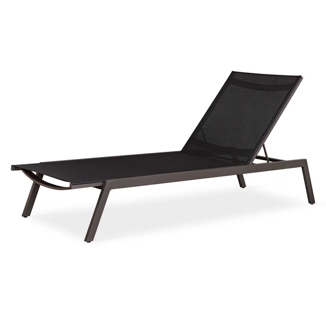 Bea Outdoor Pool Chaise - Black by Uttermost - View 1