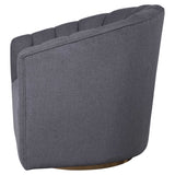 Cuthbert Modern Swivel Chair - Dark Gray by Uttermost - View 5