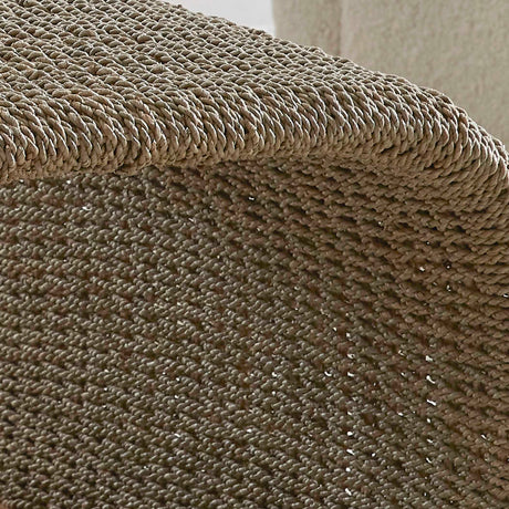 Calabria Woven Seagrass Coffee Table - Beige by Uttermost - View 5