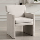 Colette Dining Chair Ivory - Beige by Uttermost - View 3