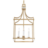 Montreal 4 Light Brass Lantern Pendant - Gold by Uttermost - View 7
