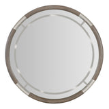 Modern Mood Round Mirror - Dark Brown by Hooker Furniture - View 1