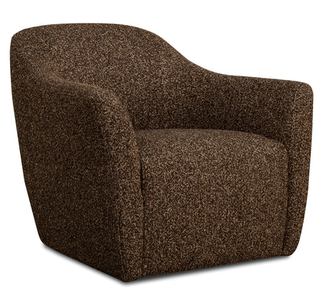 Everett Swivel Chair - Dark Brown by Hooker Furniture - View 2