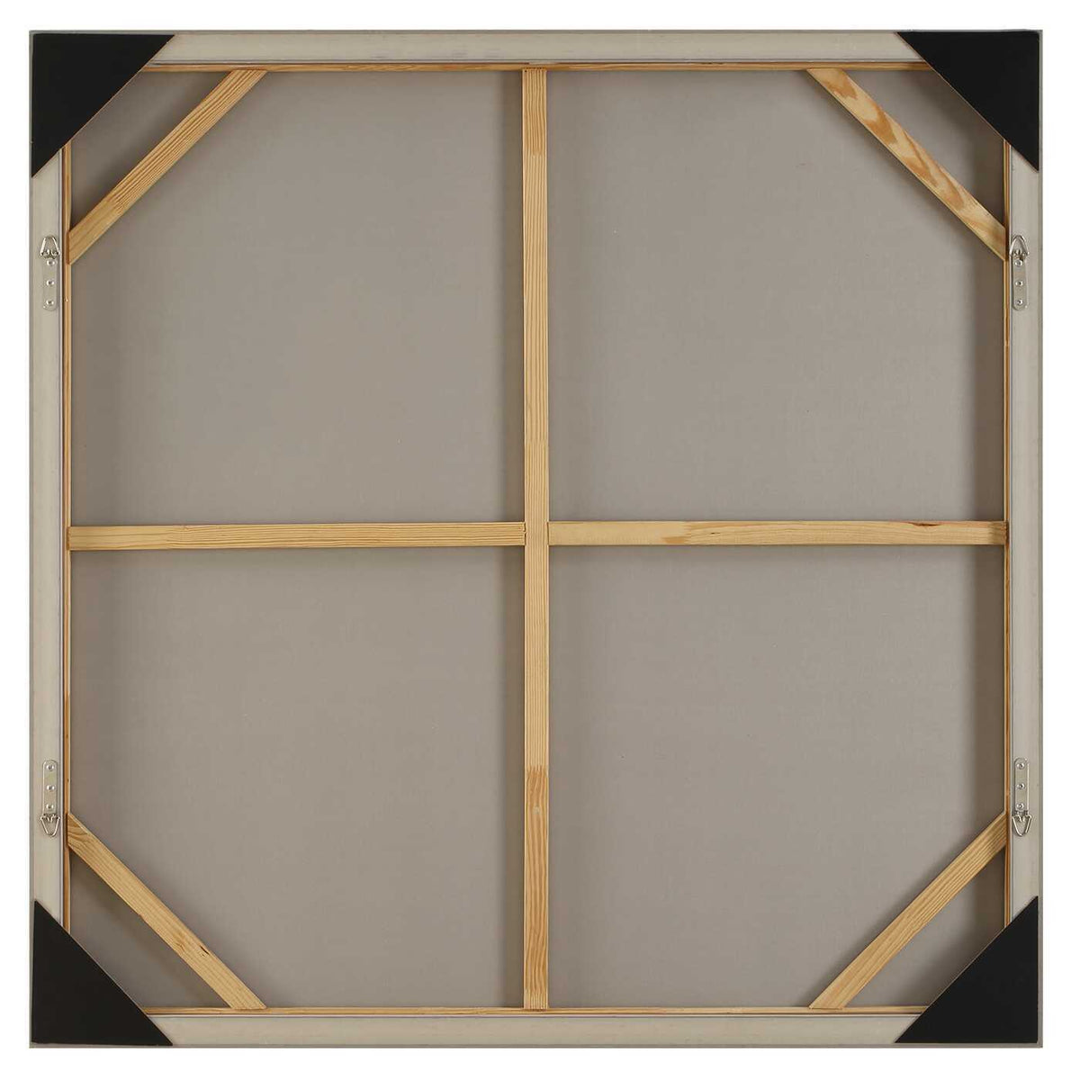 Embark Hand Painted Abstract Canvas Black / Brown / Gray / Woodtone - Light Brown by Uttermost - View 7