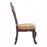 Decorative chair with ornate design on a white background