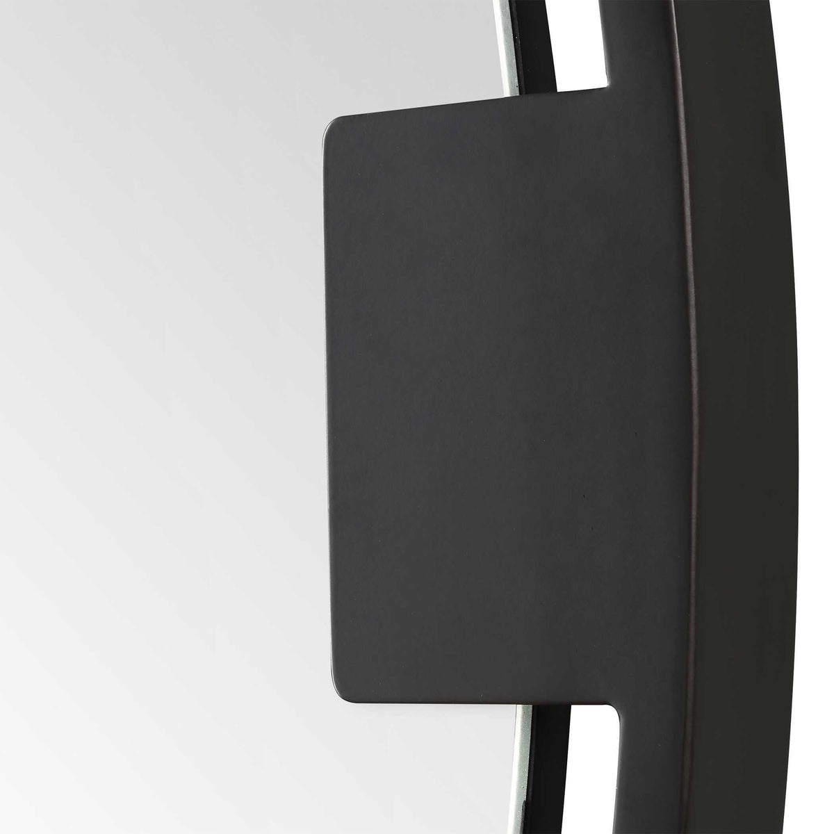 Cornelia Black Round Mirror by Uttermost - View 5
