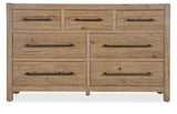 Vineyard Row Seven-Drawer Dresser - Light Brown by Hooker Furniture - View 4