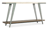 Commerce And Market Boomerang Console Table - White / Dark Brown by Hooker Furniture - View 1