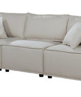 Annabel Sofa in Beige Linen - B061S00292 - Home Elegance USA - 4