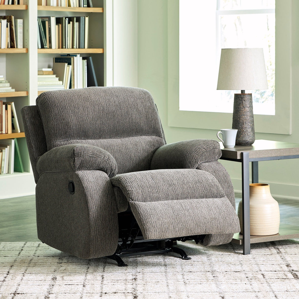 Ashley Brindle Scranto Rocker Recliner - Microfiber | Home Elegance USA