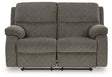 Ashley Brindle Scranto Reclining Loveseat - Microfiber | Home Elegance USA