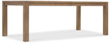 Sonnet Rectangular Dining Table With One 18" Leaf - Dark Gray / Light Brown by Hooker Furniture - View 1
