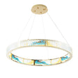 Boeseman's Colorful Chandelier // 1 Tier, Round  | Finesse - Home Elegance USA