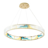 Boeseman's Colorful Chandelier // 1 Tier, Round  | Finesse - Home Elegance USA
