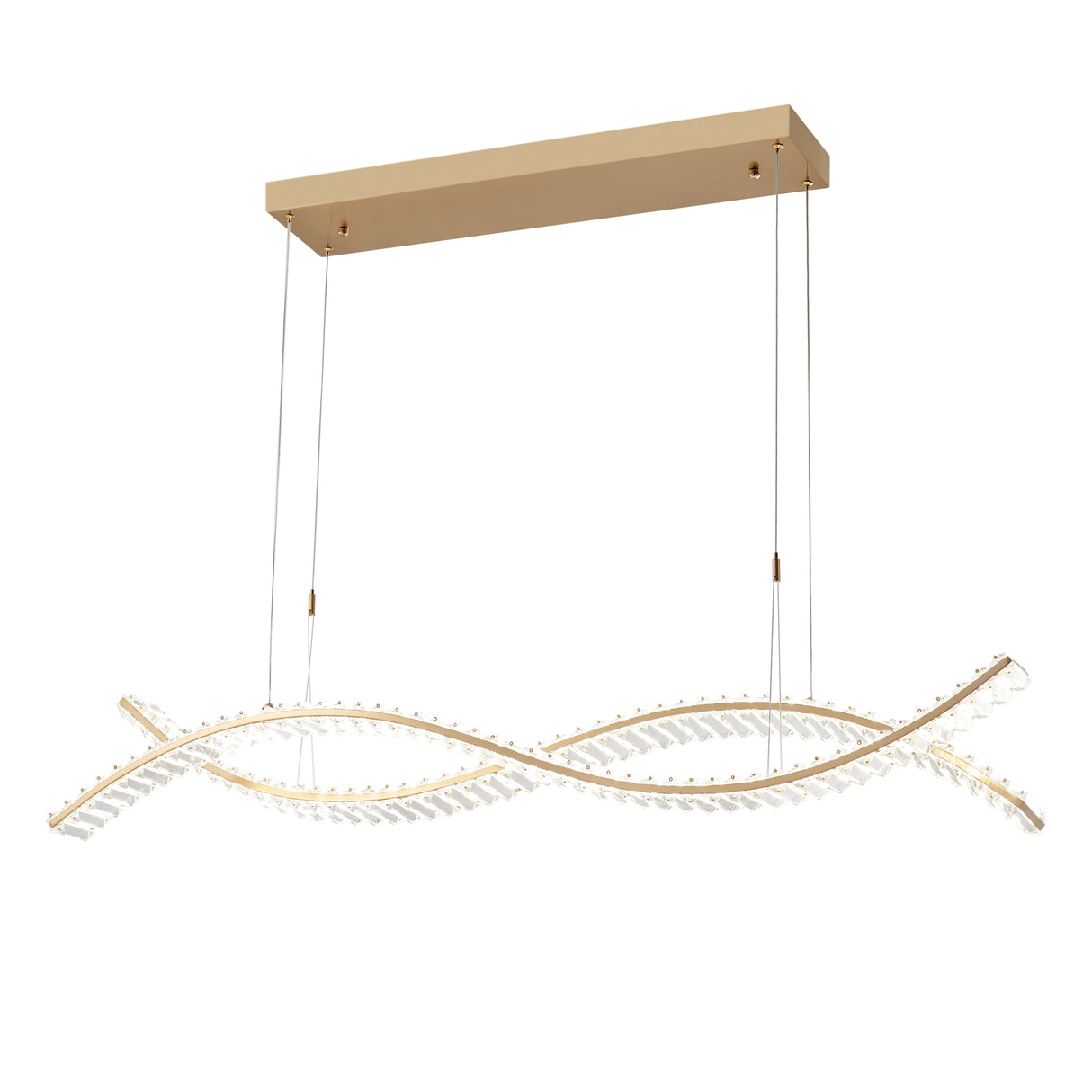 Charlotte Chandelier // Brushed Gold  | Finesse