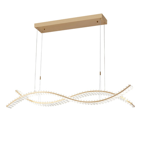 Charlotte Chandelier // Brushed Gold  | Finesse - sold by Home Elegance USA