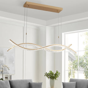 Charlotte Chandelier // Brushed Gold  | Finesse - sold by Home Elegance USA