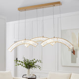 Sanford Triple Chandelier // Brushed Gold  | Finesse - Home Elegance USA