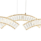 Sanford Triple Chandelier // Brushed Gold  | Finesse - Home Elegance USA