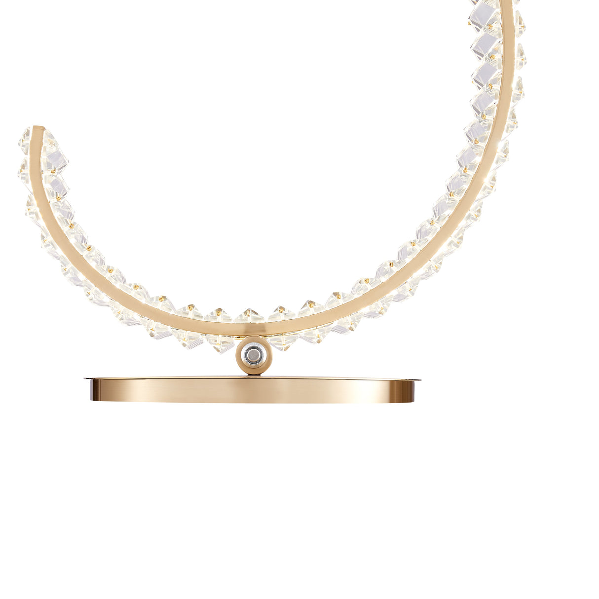 Grace Crystal 16W Table Lamp // Touch & Dimmable (L Gold)  | Finesse