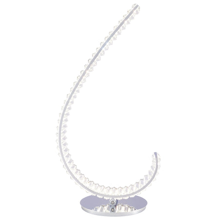 Grace Crystal 16W Table Lamp // Touch & Dimmable (R Chrome)  | Finesse - Home Elegance USA