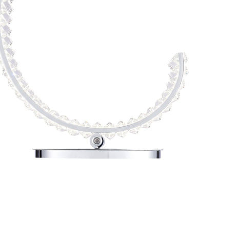 Grace Crystal 16W Table Lamp // Touch & Dimmable (R Chrome)  | Finesse - Home Elegance USA