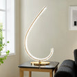 Grace Crystal 16W Table Lamp // Touch & Dimmable (R Gold)  | Finesse - sold by Home Elegance USA