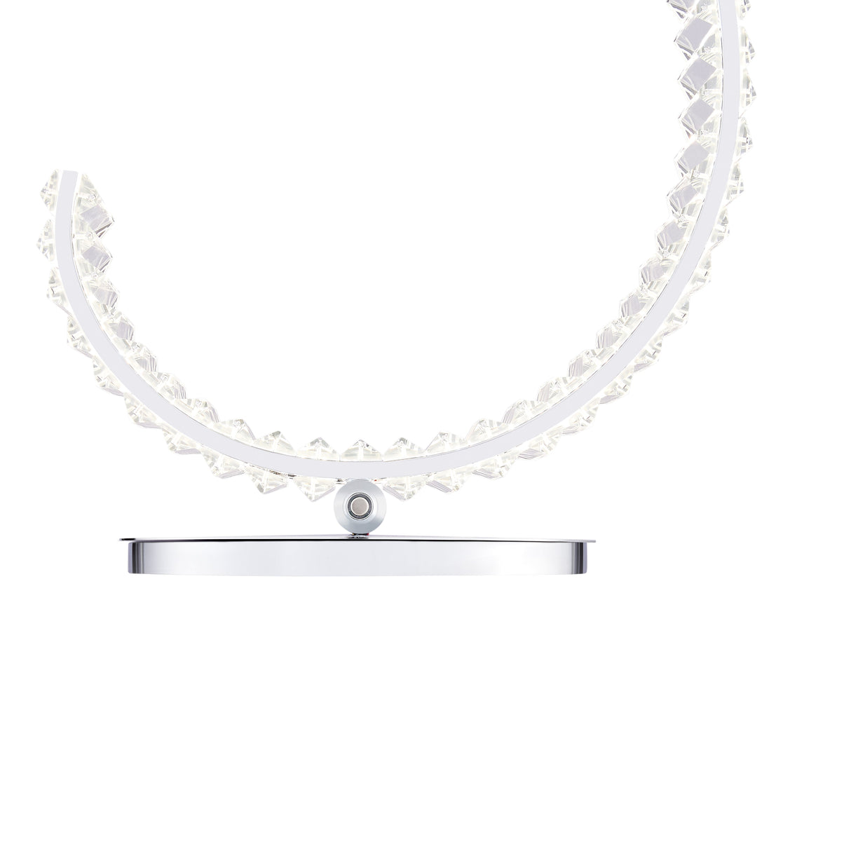 Grace Crystal 16W Table Lamp // Touch & Dimmable (L Chrome)  | Finesse