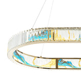 Boeseman's Colorful Chandelier // 1 Tier, Squoval  | Finesse