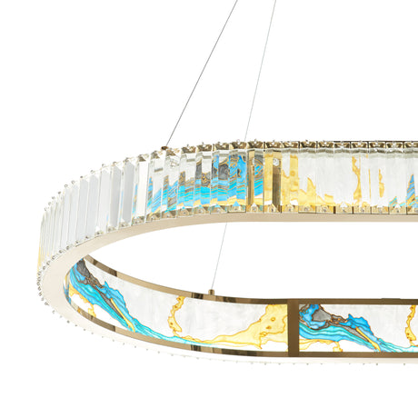 Boeseman's Colorful Chandelier // 1 Tier, Squoval  | Finesse