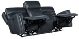 Ruthe Zero Gravity Power Sofa With PH & Hidden Console - Blue by Hooker Furniture - View 7