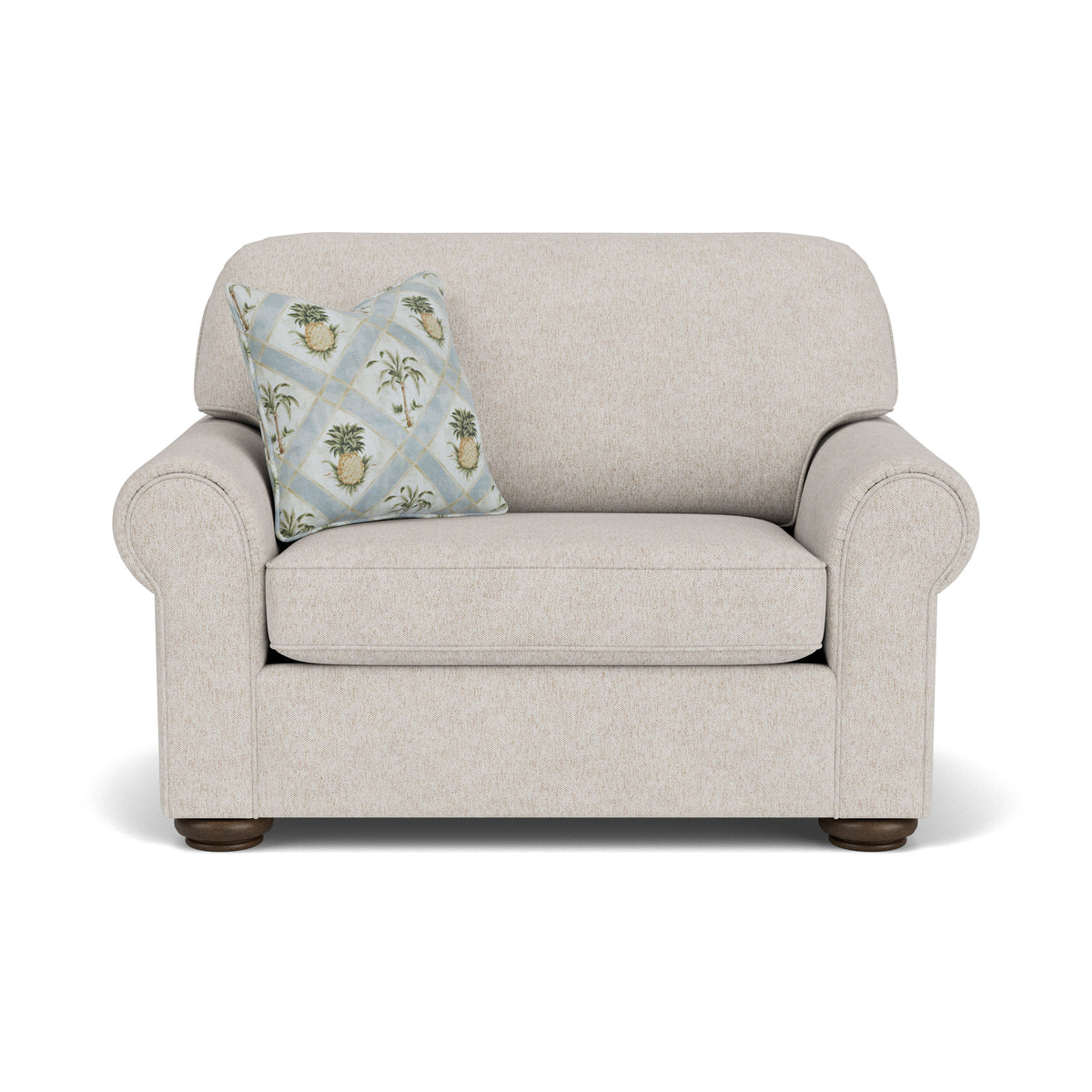 Preston Fabric Chair And a Half | Flexsteel