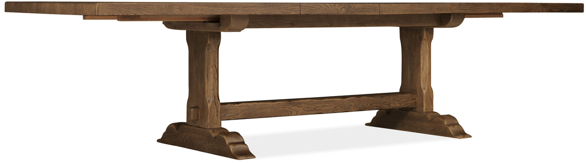 Driftwood Rectangular Dining Table With Two Leaves Medium Wood - Dark Brown by Hooker Furniture - View 2
